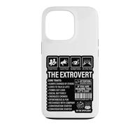 Carcasa para iPhone 13 Pro Los rasgos centrales extrovertidos Mariposa Social extrovertida Divertida