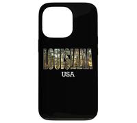 Carcasa para iPhone 13 Pro Louisiana State USA Vacaciones Louisiana City Vintage