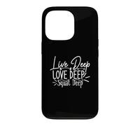 Carcasa para iPhone 13 Pro Love Deep Live Sentadilla Profunda Entrenamiento Profundo Fitness