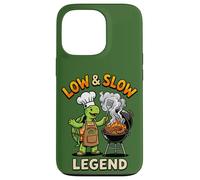 Carcasa para iPhone 13 Pro Low & Slow Legend Turtle BBQ Chef Grill Legend Barbacoa