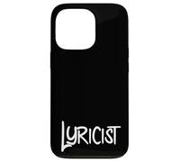 Carcasa para iPhone 13 Pro Lyricist Hip Hop Rap Music Poetry Poem Writer Lyricism MC
