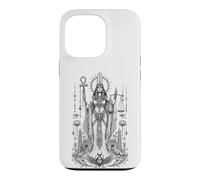 Carcasa para iPhone 13 Pro Maat Pluma Verdad Antiguo Egipcio Equilibrio Mito Arte