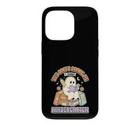 Carcasa para iPhone 13 Pro Maestro de jardín de Infantes You Cant Scare Me Halloween Ghost