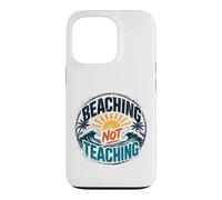 Carcasa para iPhone 13 Pro Maestro Vacaciones de Verano Playa No Enseñar Playa Puesta