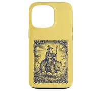 Carcasa para iPhone 13 Pro Mago Montando Criatura Mística Elefante Musaraña Fantasía