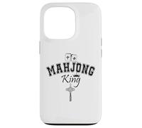 Carcasa para iPhone 13 Pro Mahjong King of Tiles Mens Mahjaholic Men It's Mahjong Time