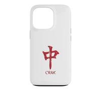 Carcasa para iPhone 13 Pro Mahjong Lovers Crak Red Dragon Símbolo Azulejos Puntos Bam Kung