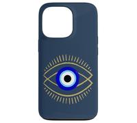 Carcasa para iPhone 13 Pro Mal de Ojo Azul con símbolo de protección mística para Hombres y Mujeres