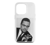 Carcasa para iPhone 13 Pro Malcolm X Orador activista de Derechos Humanos en el Reino Unido 1965