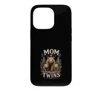 Carcasa para iPhone 13 Pro Mama de Gemelos Diseno Oso