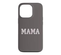 Carcasa para iPhone 13 Pro Mama Floral Patchwork Style Lettering Cute Vintage Mom