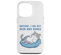 Carcasa para iPhone 13 Pro Mamá, Soy Pero Piel y Huesos Gracioso Gato mamá Amante de los Gatos