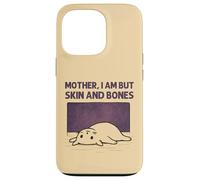 Carcasa para iPhone 13 Pro Mamá, Soy Pero Piel y Huesos Gracioso Gato mamá Amante de los Gatos
