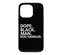 Carcasa para iPhone 13 Pro Manipulador de Perros Dope Black Man Orgullo afroamericano