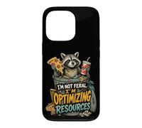 Carcasa para iPhone 13 Pro Mapache Caótico Humor Oscuro Basura Diseño Urbano
