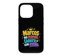 Carcasa para iPhone 13 Pro Marcos no Manda, lidera con Estilo