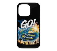 Carcasa para iPhone 13 Pro Mark 16:15 Go Into All The World and Preach The Gospel