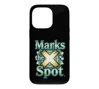 Carcasa para iPhone 13 Pro Marks The Spot Map Brújula Navegación Diseño de Aventura