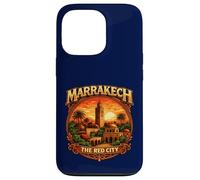 Carcasa para iPhone 13 Pro Marrakech La Ciudad Roja Marruecos Vintage Patrimonio marroquí