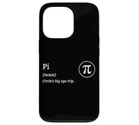 Carcasa para iPhone 13 Pro Matemáticas Humor Círculos Big Ego Trip Pi Definición Divertida Matemática