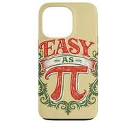 Carcasa para iPhone 13 Pro Matemáticas Retro Tan fáciles como Pi