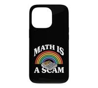 Carcasa para iPhone 13 Pro Math Is A Scam Retro Rainbow Exploding Calculator Sarcasm