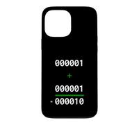 Carcasa para iPhone 13 Pro MAX 1+1=10 Binario Matemáticas Broma Programador Humor