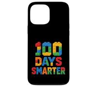 Carcasa para iPhone 13 Pro MAX 100 días más Inteligentes para niños Constructor de Ladrillos 100 día de Escuela