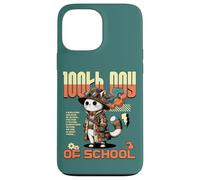 Carcasa para iPhone 13 Pro MAX 100th Day of School Teachers Kids Child Happy 100 Days Cat