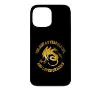 Carcasa para iPhone 13 Pro MAX 11th Birthday 11 Years Old Girl and Loves Dragons Cute Girls