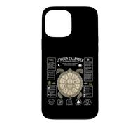 Carcasa para iPhone 13 Pro MAX 13 Moon Turtle Lunar Calendario Naturaleza Diseño Shell