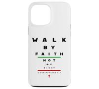 Carcasa para iPhone 13 Pro MAX 2 Corinthians 5:7 - Walk by Faith Not by Sight Vision Chart