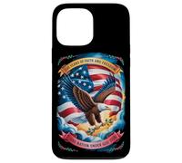 Carcasa para iPhone 13 Pro MAX 250 Years One Nation Under God - Eagle 1776 Faith American