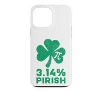 Carcasa para iPhone 13 Pro MAX 3.14% Pirish Pi Día y San Patricio Matemáticas Profesor Irlandés Divertido