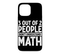 Carcasa para iPhone 13 Pro MAX 3 de Cada 2 Personas no Entienden a los Amantes de Las matemáticas Álgebra Geeks
