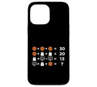 Carcasa para iPhone 13 Pro MAX 3 Plus 5 Plus 1 Basketball Matemáticas Puzzle Hoops Jugador de la cancha