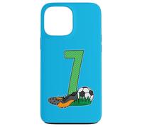 Carcasa para iPhone 13 Pro MAX 7. Cumpleaños Fútbol Jugador De Fútbol 7 Años GOL Deportes