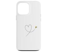 Carcasa para iPhone 13 Pro MAX Abeja Volar Un Corazón Animales Natural