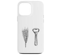 Carcasa para iPhone 13 Pro MAX Abridor de Botellas de Malta de Cerveza y Cebada clásico Retro removedor de Tapas