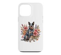 Carcasa para iPhone 13 Pro MAX ACD Hunting Vintage Flowers Floral Australian Cattle Dog Mom