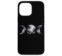 Carcasa para iPhone 13 Pro MAX Acuarela Triple Luna Diosa Gótico Bruja Noche Cielo Wicca