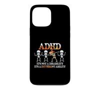 Carcasa para iPhone 13 Pro MAX ADHD It's Not Disability It's A Different Ability Skeleton