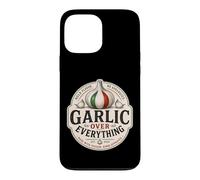 Carcasa para iPhone 13 Pro MAX Ajo sobre Todo Divertido Amante De La Comida Italiana Humor