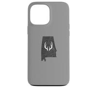 Carcasa para iPhone 13 Pro MAX Alabama AL Deer Hunting Shed Antlers Design