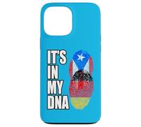 Carcasa para iPhone 13 Pro MAX Alemania y Puerto Rico mezclan el Patrimonio de ADN