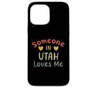 Carcasa para iPhone 13 Pro MAX Alguien en Utah me ama Retro USA State US