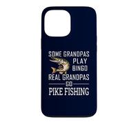 Carcasa para iPhone 13 Pro MAX Algunos Abuelos Juegan Bingo Real Grandpas Go Pike Fishing