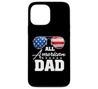 Carcasa para iPhone 13 Pro MAX All American Dad USA Flag Sunglasses 4th of July