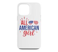 Carcasa para iPhone 13 Pro MAX All American Girl 4th of July Girls Kids Sunglasses Family