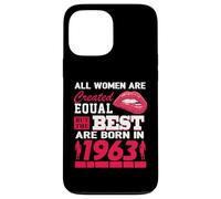 Carcasa para iPhone 13 Pro MAX All Women Are Born In 1963 63 Years Old Funny 63rd Birthday